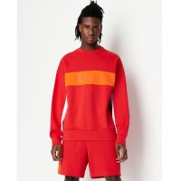 блуза,мъжки,горнища,с,качулка,мъжки,ежедневни,облекла,armani,exchange,crewneck,sweatshirt,red