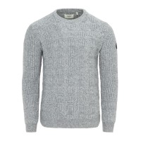 блуза,промоция,на,зимни,облекла,мъжки,пуловери,firetrap,long,sleeve,crew,neck,sweater,grey,marl