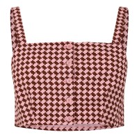 къса,блуза,дамски,топове,levis,levis,nadia,crop,top,houndstooth,geo,hstoo,gchr,maho