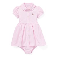 рокля,polo,ralph,lauren,kids,shirt,dress,carmel,pink