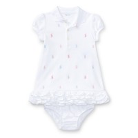 рокля,polo,ralph,lauren,kids,dress,white
