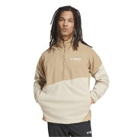 облекла,на,разпродажба,мъжки,блузи,adidas,terrex,multi,climawarm,fleece,anorak,brown