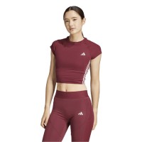 тениска,дамски,тениски,дамски,топове,adidas,hyperglam,rib,t,shirt,red