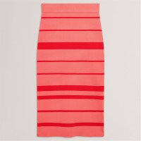 дамски,плетени,дрехи,ted,baker,ted,knit,co,ord,skt,ld63,coral,stripe