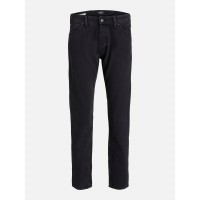 дънки,мъжки,дънки,jack,and,jones,men,s,chris,plus,size,wide,leg,jeans,black,denim
