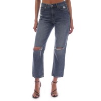 дънки,дамски,дънки,gant,camie,relaxed,fit,cropped,ripped,jeans,blue
