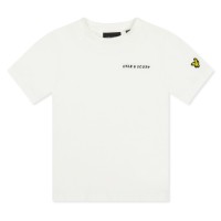 тениска,детски,3/4,панталони,детски,тениски,lyle,and,scott,lyle,script,tee,in99,white