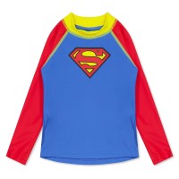 детски,3/4,панталони,детски,тениски,zoggs,superman,long,sleeve,infants,blue