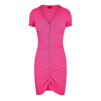 дамска,рокля,дамски,поли,и,рокли,hugo,slisery,10270354,01,mini,dress,womens,bright,pink