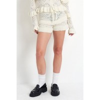 къси,панталони,дамски,плетени,дрехи,the,ragged,priest,women's,gentle,knitted,shorts,cream