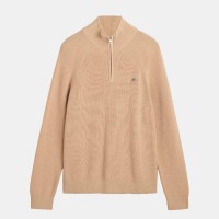 мъжки,горнища,с,качулка,мъжки,ежедневни,облекла,gant,cotton,wool,rib,half,zip,fleece,khaki