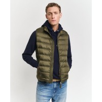елек,gant,light,down,gilet,green