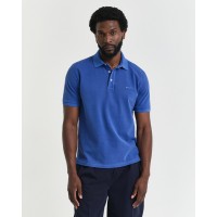 блуза,с,яка,мъжки,тениски,gant,sunfaded,piqu,polo,shirt,blue