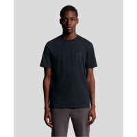 тениска,lyle,and,scott,rubberised,logo,graphic,t,shirt,blue