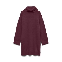 рокля,дамски,поли,и,рокли,vero,moda,aquarius,roll,neck,jumper,dress,wine
