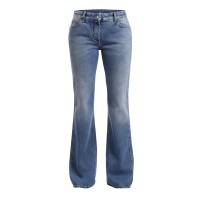 дънки,дамски,дънки,off,white,slim,fit,flared,jeans,blue