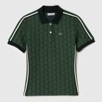 блуза,с,яка,lacoste,slim,fit,monogram,jacquard,polo,shirt,green