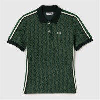 блуза,с,яка,дамски,ризи,lacoste,slim,fit,monogram,jacquard,polo,shirt,green