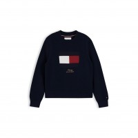 пуловер,tommy,hilfiger,kids,flag,cotton,long,sleeve,crew,neck,jumper,dark,blue,c1g