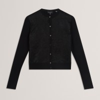 дамска,жилетка,дамски,плетени,дрехи,ted,baker,womens,lace,front,cardigan,black