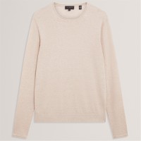 пуловер,мъжки,пуловери,ted,baker,men's,linen,blend,crew,neck,jumper,taupe