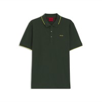 блуза,с,яка,мъжки,тениски,hugo,dinoso222,printed,logo,polo,shirt,green