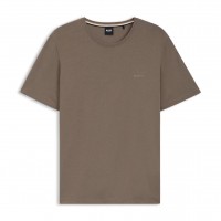 тениска,мъжки,тениски,boss,mix,match,regular,fit,lounge,t,shirt,brown