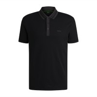блуза,с,яка,мъжки,тениски,boss,paule,tape,stripe,collar,polo,shirt,black