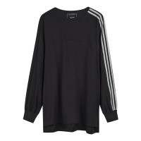 тениска,мъжки,тениски,y3,3,stripes,long,sleeve,t,shirt,black