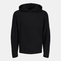 суичър,облекла,на,разпродажба,мъжки,блузи,jack,and,jones,ollie,knitted,hoodie,black