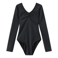 разпродажба,slazenger,детски,облекла,slazenger,long,sleeved,leotard,juniors,black