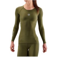 дамска,фланелка,с,дълъг,ръкав,дамски,топове,дамски,горнища,за,тренировка,дамско,фитнес,облекло,дамски,облекла,за,бягане,skins,skin,series,3,long,sleeve,top