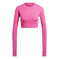 дамски,топове,adidas,by,stella,mccartney,women's,long,sleeve,performance,gym,top,magenta