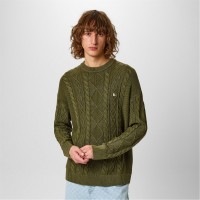 пуловер,мъжки,пуловери,jack,wills,acid,wash,cable,knit,jumper,leaf