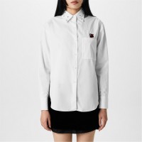 дамски,ризи,dkny,studded,logo,shirt,white