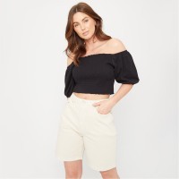 дамски,топове,дамски,облекла,размер,be,you,puff,sleeve,top,black
