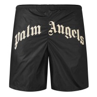 къси,панталони,мъжки,ежедневни,облекла,palm,angels,men,s,swim,shorts,black,white