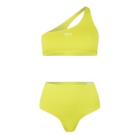дамски,бикини,дамски,топове,дамски,бански,костюми,дамско,бельо,off,white,women,s,stamp,one,shoulder,high,rise,bikini,set,yellow,fluo