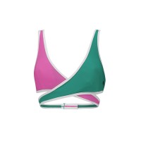 puma,women,s,plunge,bikini,top,green,pink