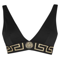горнище,дамски,бански,костюми,дамско,бельо,versace,icon,triangle,bikini,top,black,a1008