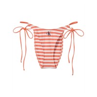 бикини,дамски,бански,костюми,дамско,бельо,calvin,klein,women's,tie,side,bikini,bottoms,pink,stripe