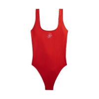 бански,костюм,плуване,в,училище,дамски,бански,костюми,tommy,hilfiger,women's,one,piece,swimsuit,fire,red