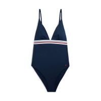 дамски,бански,костюми,стоки,за,плуване,на,разпродажба,tommy,hilfiger,women's,one,piece,swimsuit,dark,night,navy