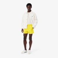 мъжки,къси,панталони,мъжки,ежедневни,облекла,lacoste,taff,swim,shorts,mens,yellow,ei9