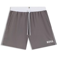 бански,гащета,boss,mens,boss,bodywear,starfish,swim,shorts,breathable,mesh,dark,grey