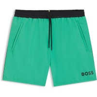 бански,гащета,борд,шорти,и,бански,тип,боксерки,boss,men's,starfish,breathable,mesh,swim,shorts,bright,green