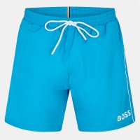 boss,men's,starfish,breathable,mesh,swim,shorts,turquoise,aqua