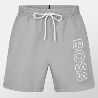 бански,гащета,boss,mens,boss,swim,shorts,with,logo,detail,stormfish,grey,030
