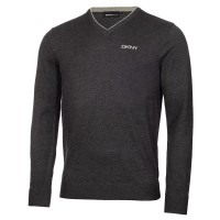 блуза,облекла,за,голф,dkny,dkny,v,neck,sweater,sn99,charcoal,marl