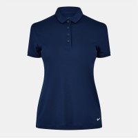 дамски,топове,дамски,блузи,с,яка,дамски,горнища,за,голф,облекла,за,голф,nike,dri,fit,victory,women's,golf,polo,col,navy,white